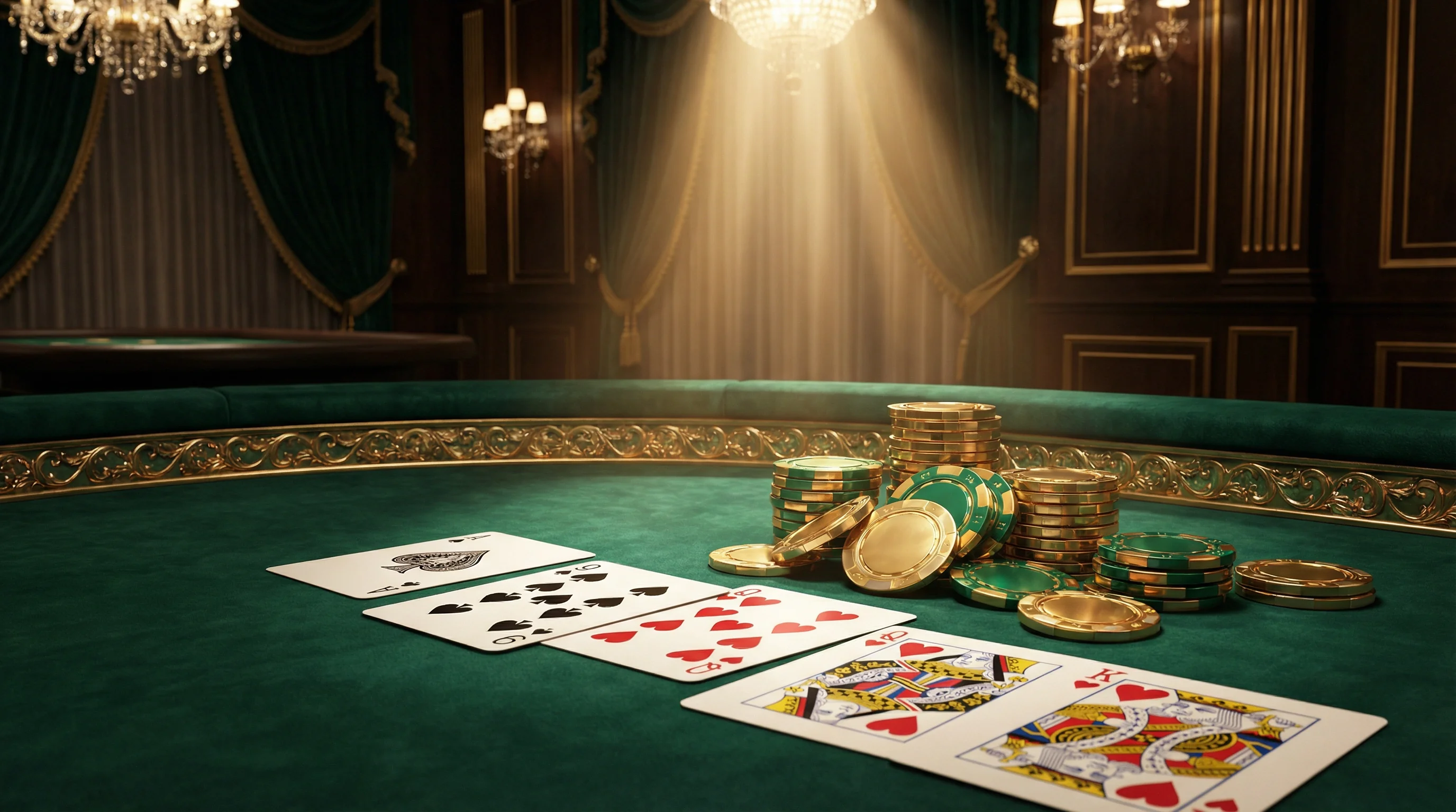 Mesa de bacará luxuosa no 111bet